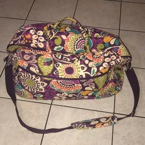 VB Plum Crazy Weekender size: 18 ½" x 12 ½" x 8"